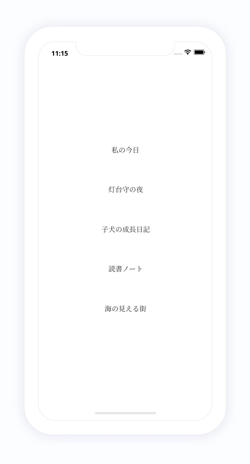PenCakeアプリ ― 考えを整理できる物語の一覧