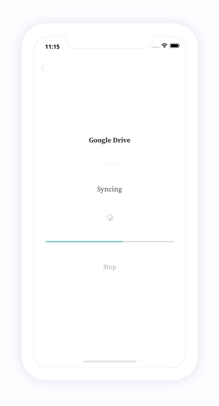 PenCake app — syncing across devices